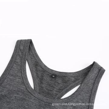 GRS certified Casual Tee Rpet Tank Top Man Sustainable Recycle Friendly Custom Eco Activewear